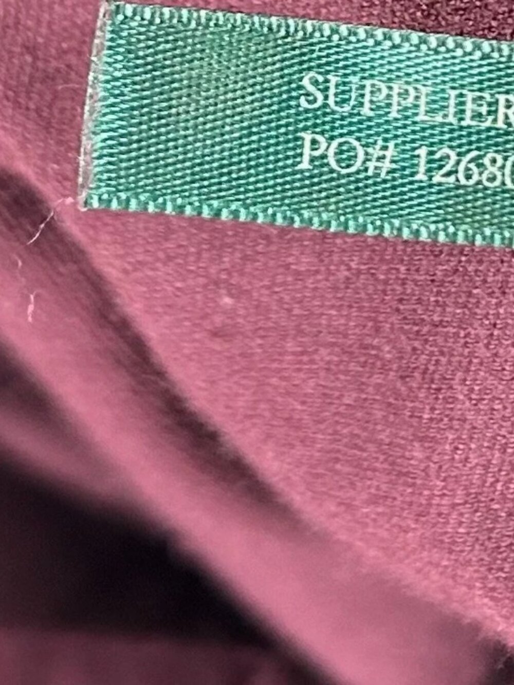 Lauren Ralph Lauren Trouser Pants Womens 8P Burgundy Velvet Comfort Straight Leg - Picture 6 of 12